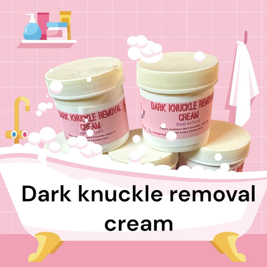 Dark knuckle removal cream